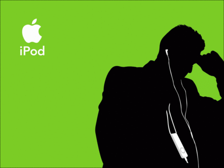 苹果iPod播放器创意平面广告欣赏