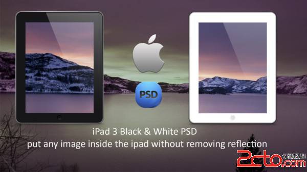 免费资源：超实用的iPad PSD (黑色系和白色系) 