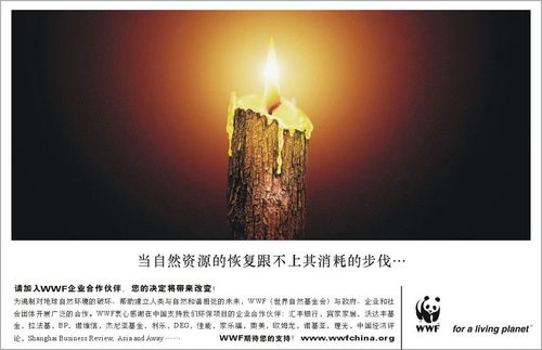 世界自然基金会WWF公益广告海报图4