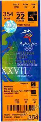 2000年第二十七届奥运会门票
