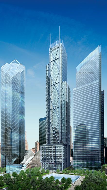 世界贸易中心设计方案3号塔: