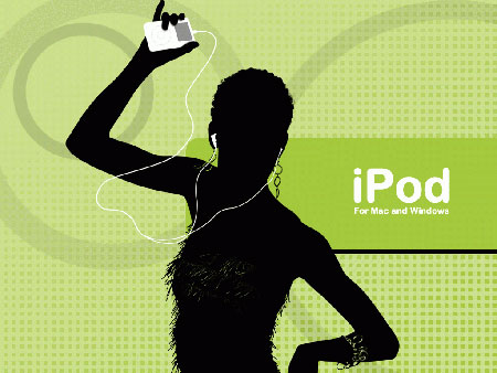 苹果iPod播放器创意平面广告欣赏